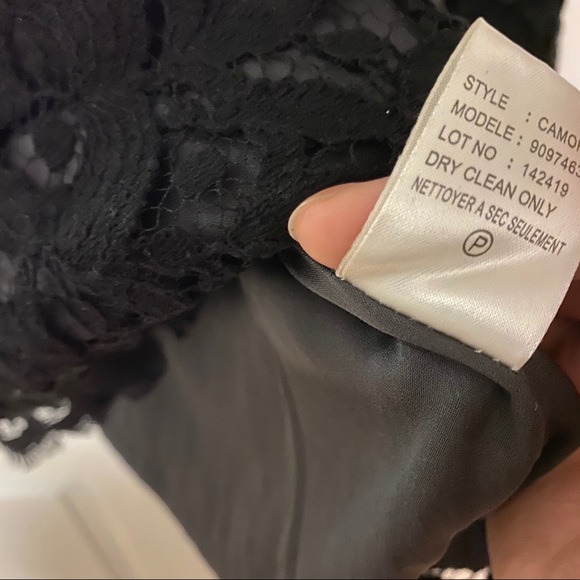 Theory Lace Long Sleeve Dress Sz 6 - Picture 4 of 5